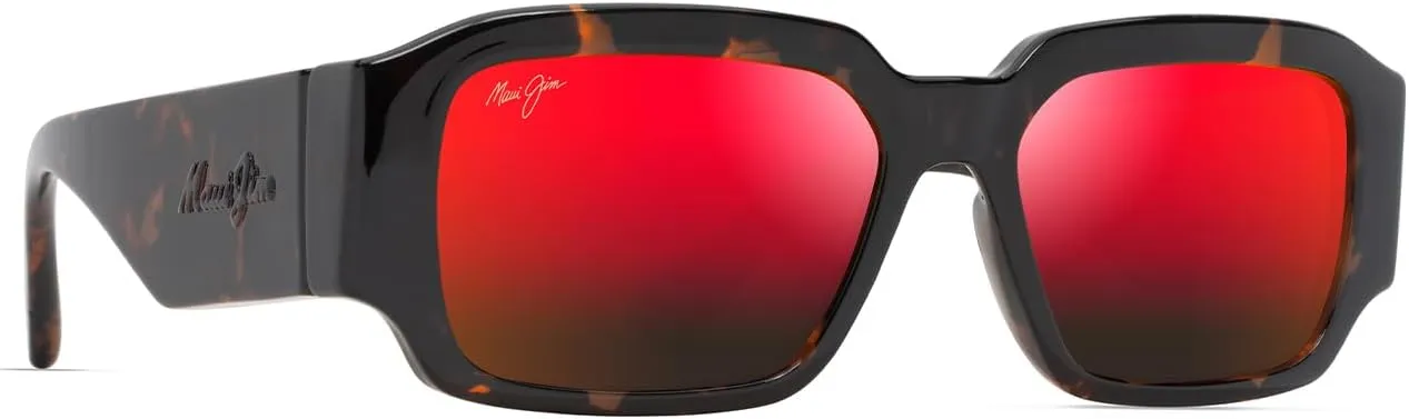 Maui Jim Kupale Rectangular Sunglasses