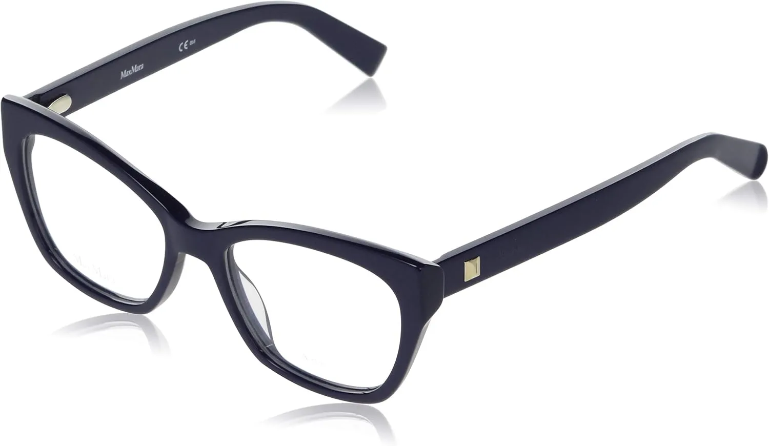Max Mara Plastic Rectangular Eyeglasses 53 0PJP Blue