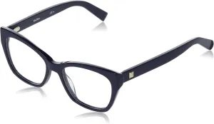 Max Mara Plastic Rectangular Eyeglasses 53 0PJP Blue