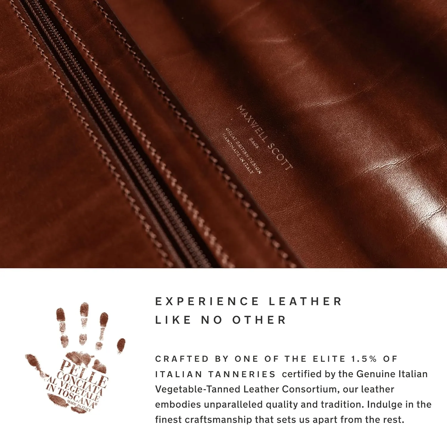 Maxwell Scott - Mens Leather 17" Laptop Briefcase Satchel with Padded Strap - Made from Full Grain Hides - The Loreto Large