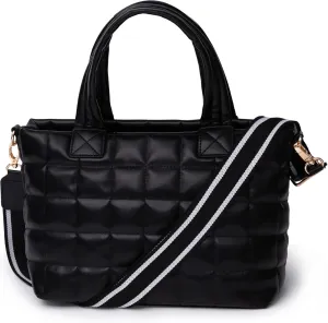 MEEJUNE Puffer Tote Bag for Women Large Quilted Shoulder Bag Crossbody Purse with Adjustable Strap
