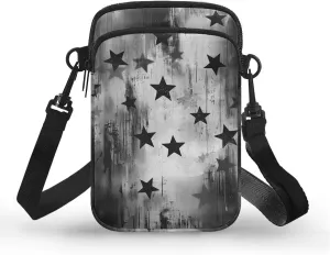 Men's 2 Layer Cross Body Bag Travel Passport Wallet Messenger Sling Bags