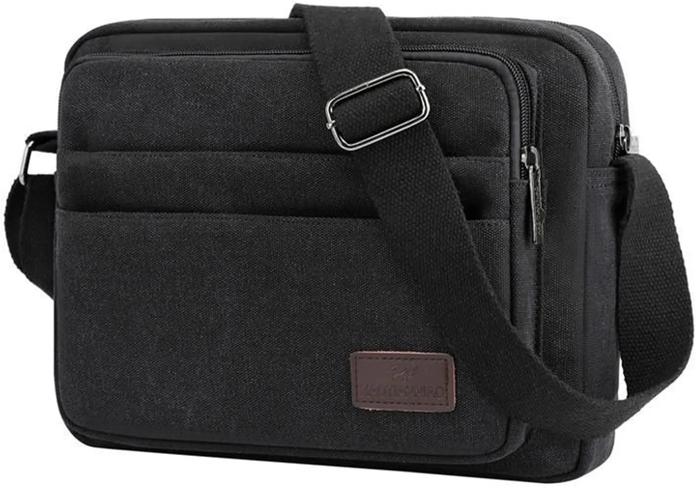 Men's Canvas Postman Bag Vintage Crossbody Canvas Messenger Shoulder Bag Hiking Military Travel Bag