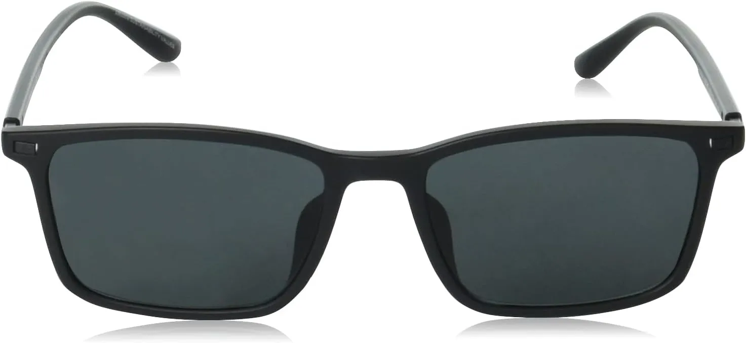 Men's Ea4223u Universal Fit Rectangular Sunglasses