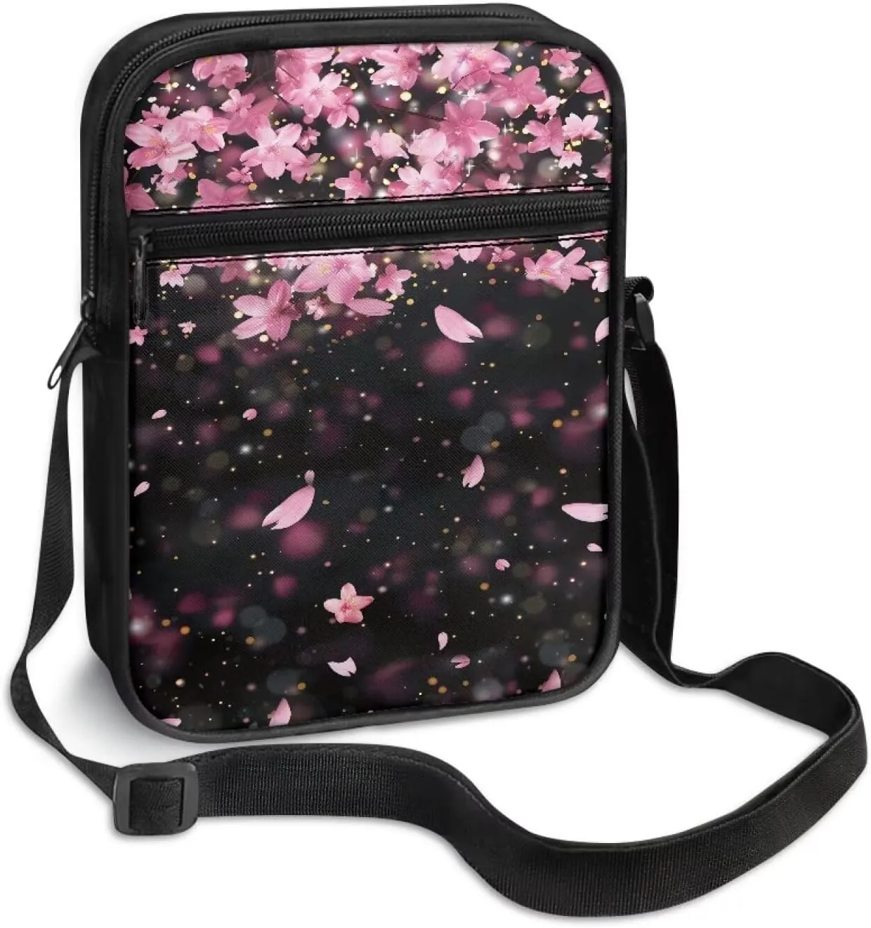 Messenger Bag for Women Lightweight Adjustable Crossbody Bag Compact Sling Satchel Casual Purse for Travel Everyday