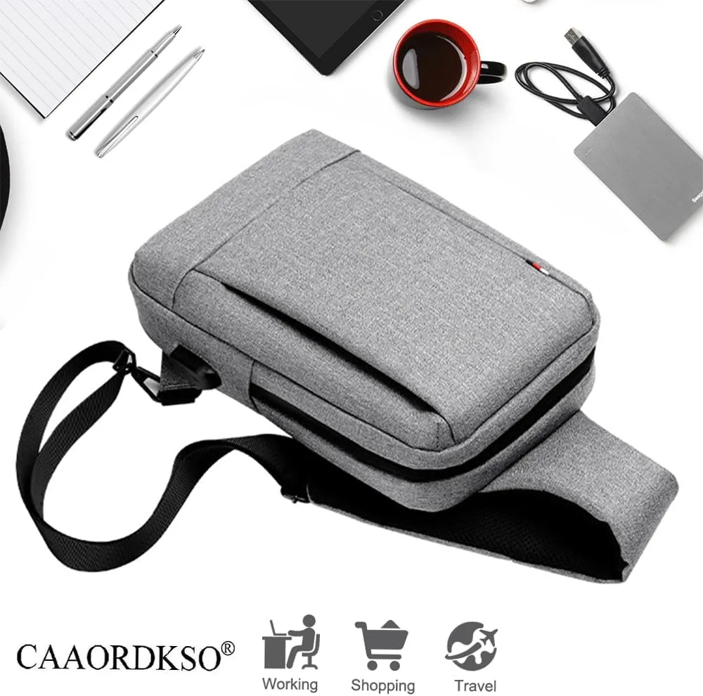 Messenger Bag Sling Bag Crossbody Shoulder Bag for Men Women Travel Daily Work Satchel Bag Waterproof Crossbody Bag