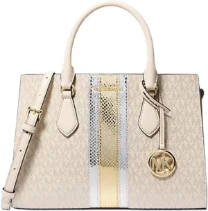 Michael Kors Sheila Medium Signature Logo Satchel
