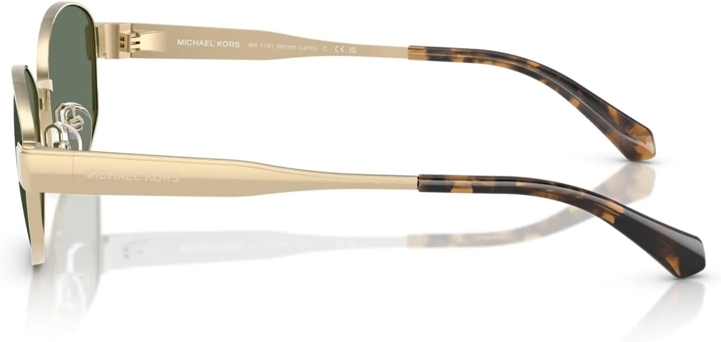 Michael Kors Women's Mk1161 Monte Carlo Oval Sunglasses