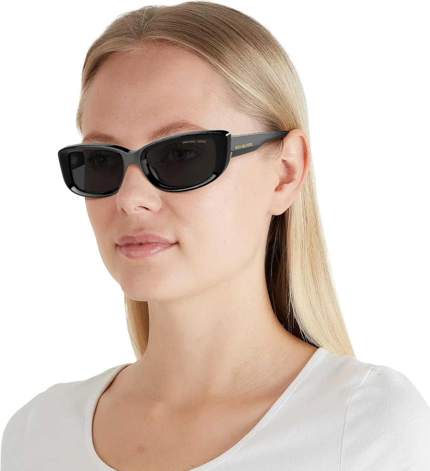 Michael Kors Women's Mk2210u Asheville Universal Fit Rectangular Sunglasses