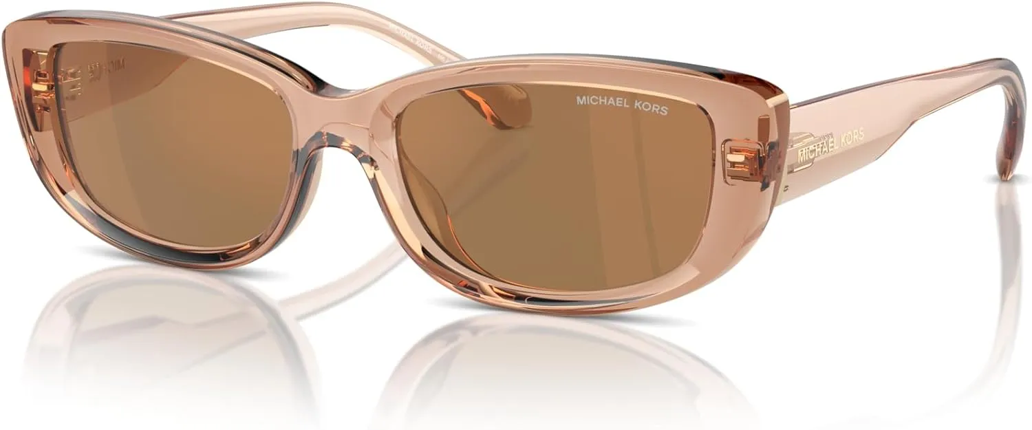 Michael Kors Women's Mk2210u Asheville Universal Fit Rectangular Sunglasses