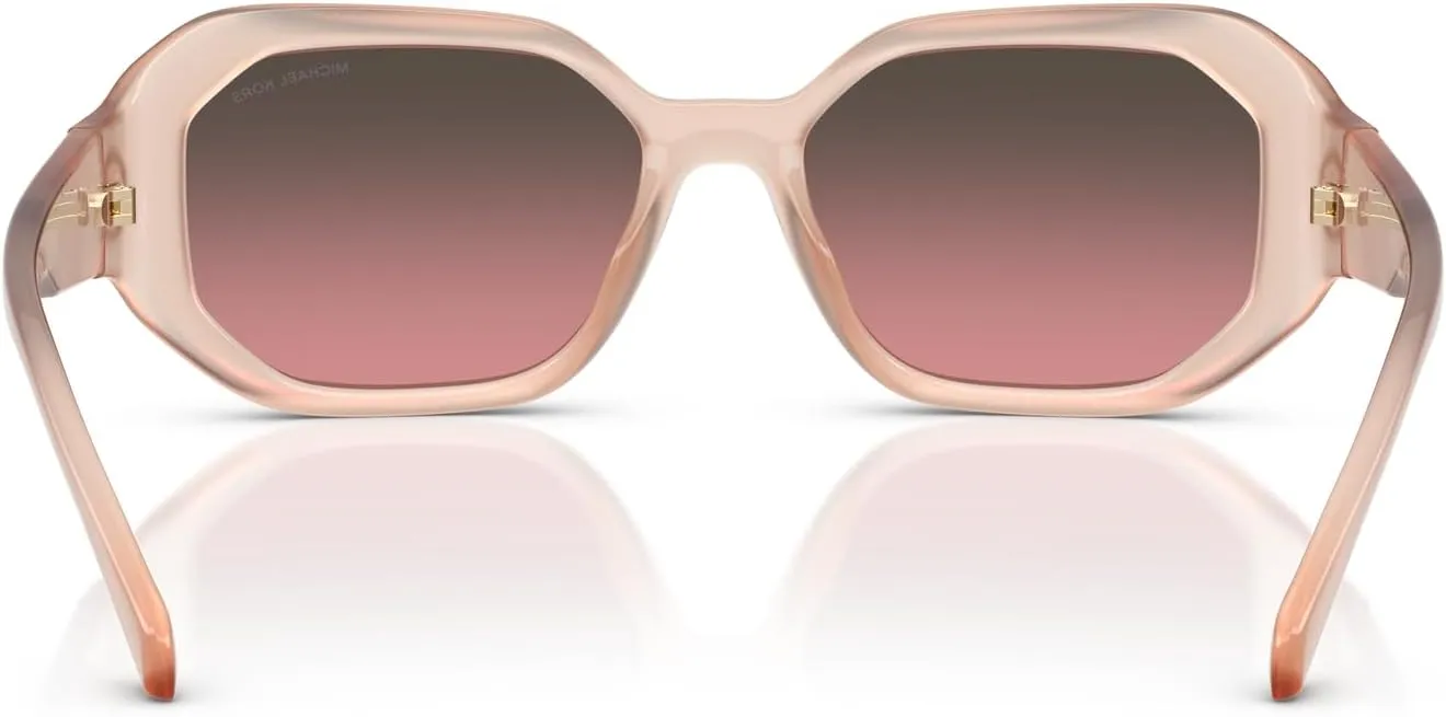 Michael Kors Women's Mk2240u Siesta Key Universal Fit Rectangular Sunglasses