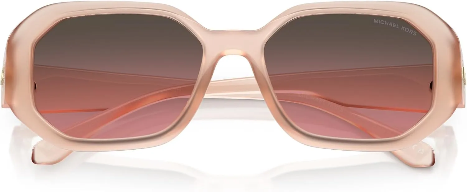 Michael Kors Women's Mk2240u Siesta Key Universal Fit Rectangular Sunglasses