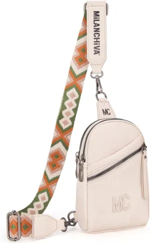 Milan Chiva Small Crossbody Bags for Women Chic Mini Sling Bag Purse and Waist Packs for Girls