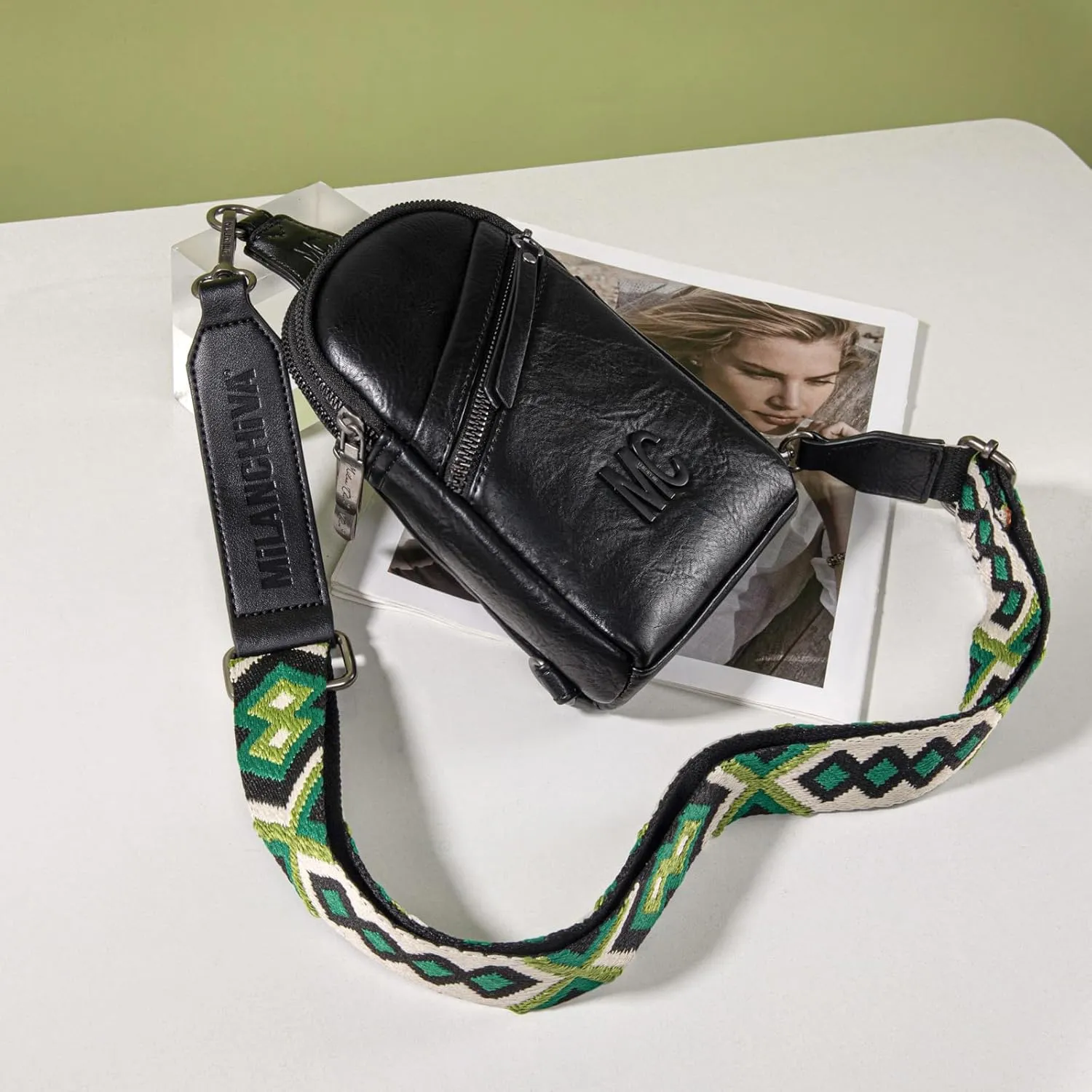 Milan Chiva Small Crossbody Bags for Women Chic Mini Sling Bag Purse and Waist Packs for Girls