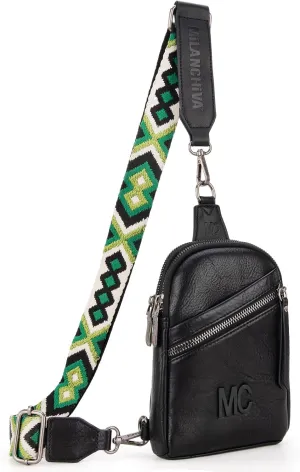 Milan Chiva Small Crossbody Bags for Women Chic Mini Sling Bag Purse and Waist Packs for Girls