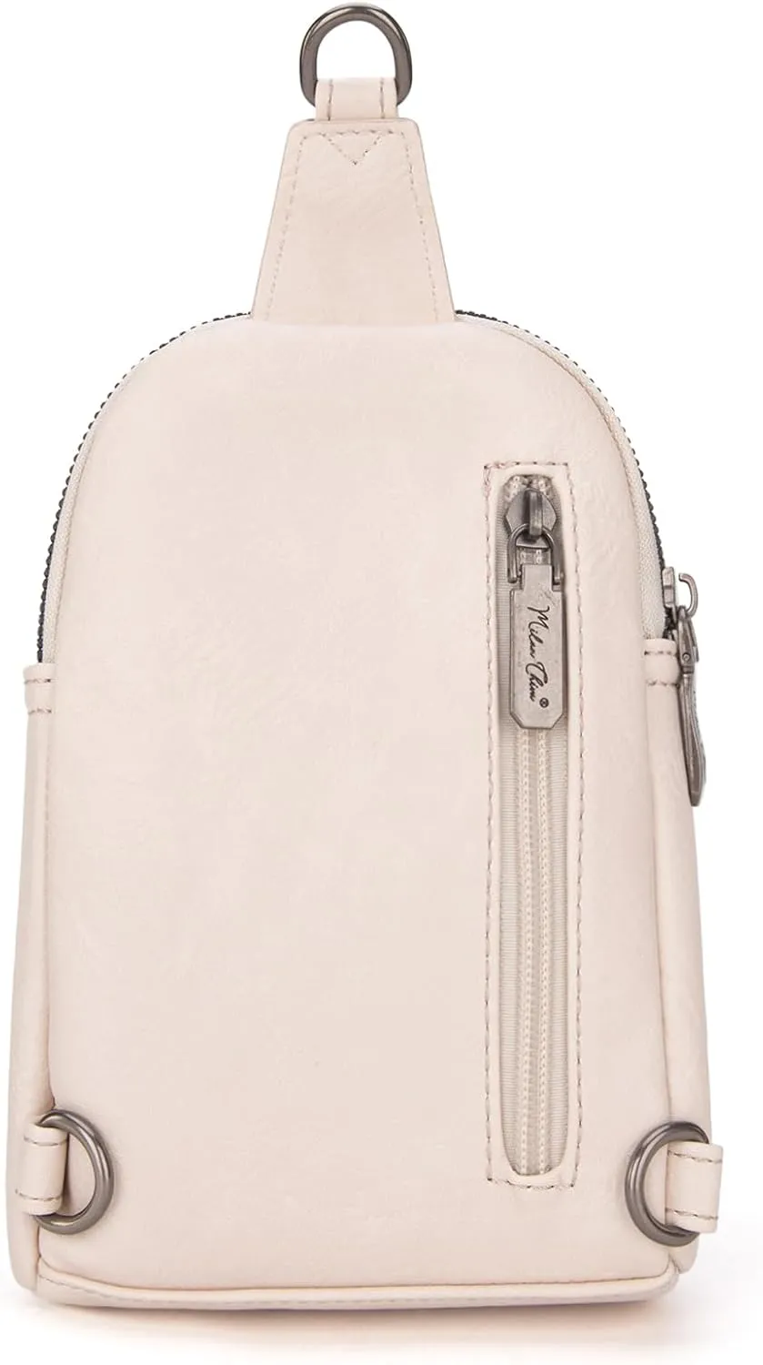 Milan Chiva Small Crossbody Bags for Women Chic Mini Sling Bag Purse and Waist Packs for Girls