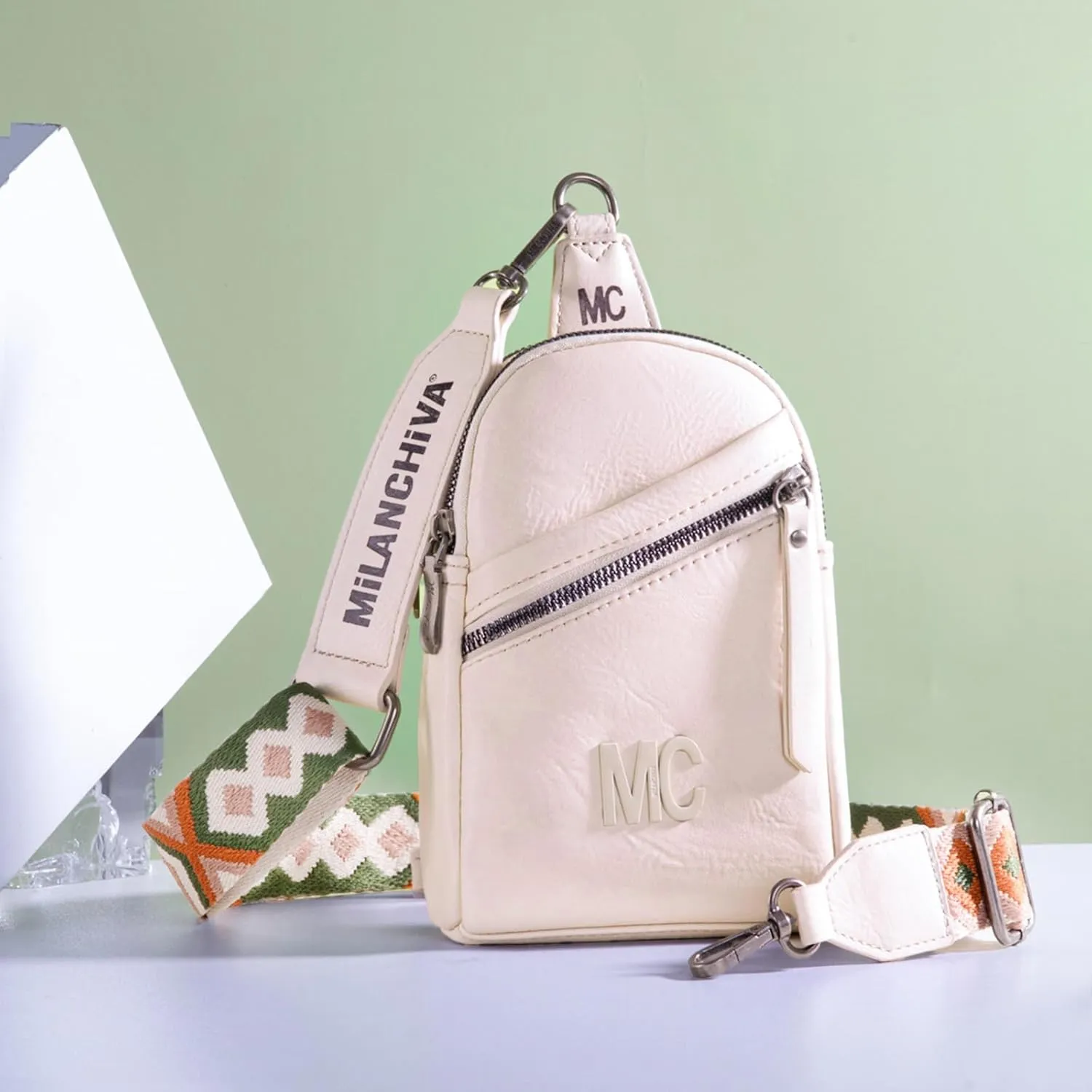 Milan Chiva Small Crossbody Bags for Women Chic Mini Sling Bag Purse and Waist Packs for Girls