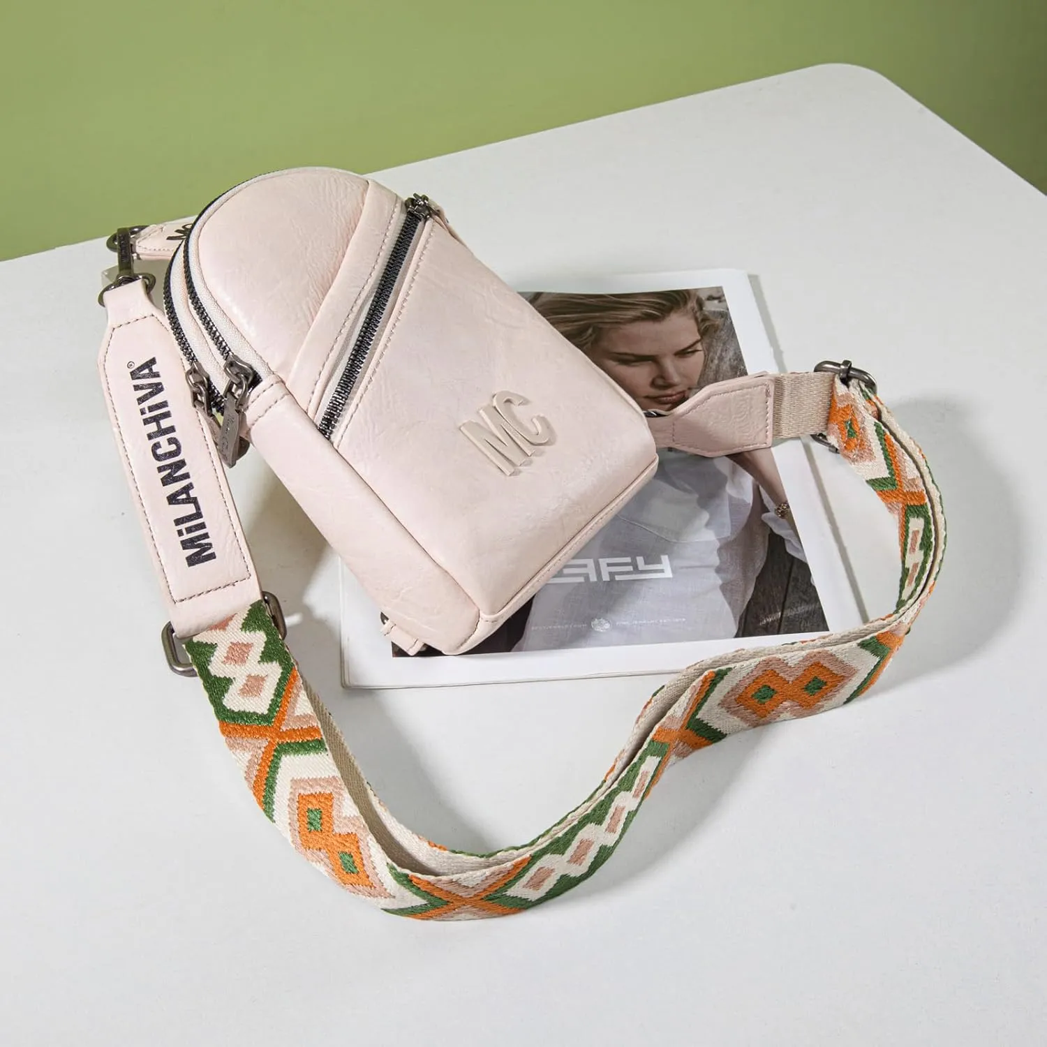 Milan Chiva Small Crossbody Bags for Women Chic Mini Sling Bag Purse and Waist Packs for Girls