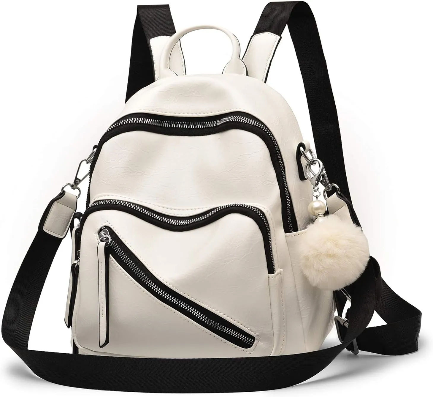 Mini Backpack for Women Cute Vegan Leather Backpack Purse Convertible Shoulder Bag
