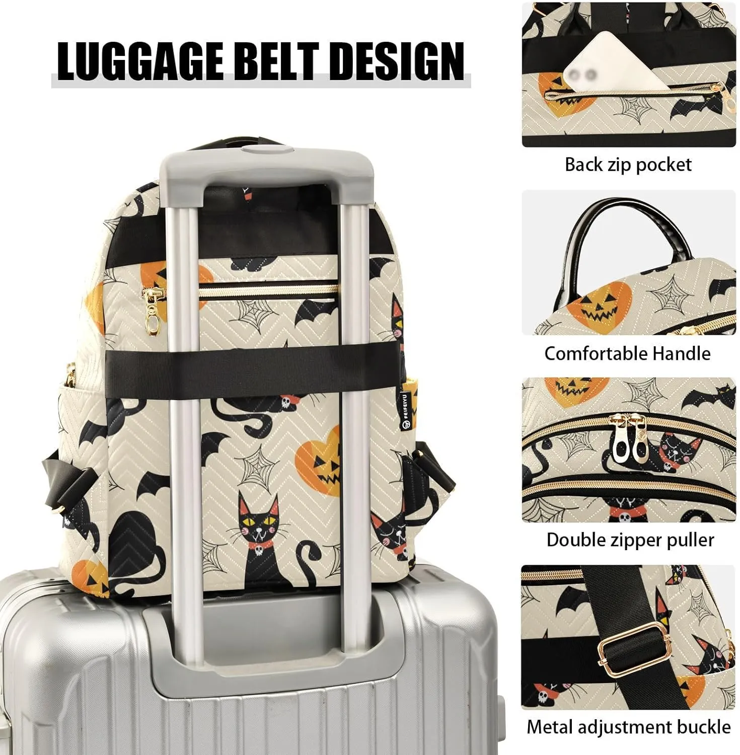 Mini Backpack Purse for Women Printed Purse Printed Backpack for Women Small Convertible Backpack Purse Ladies (color1, Medium)
