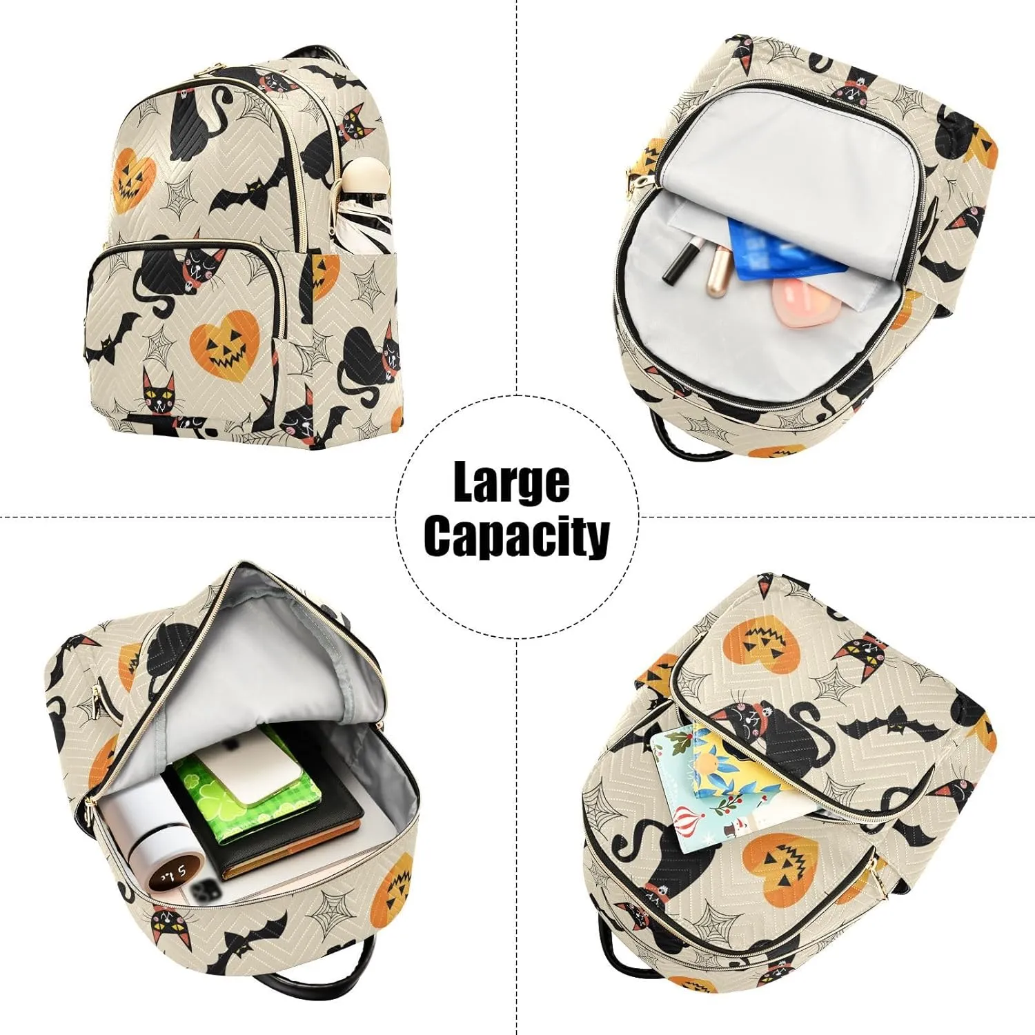 Mini Backpack Purse for Women Printed Purse Printed Backpack for Women Small Convertible Backpack Purse Ladies (color1, Medium)