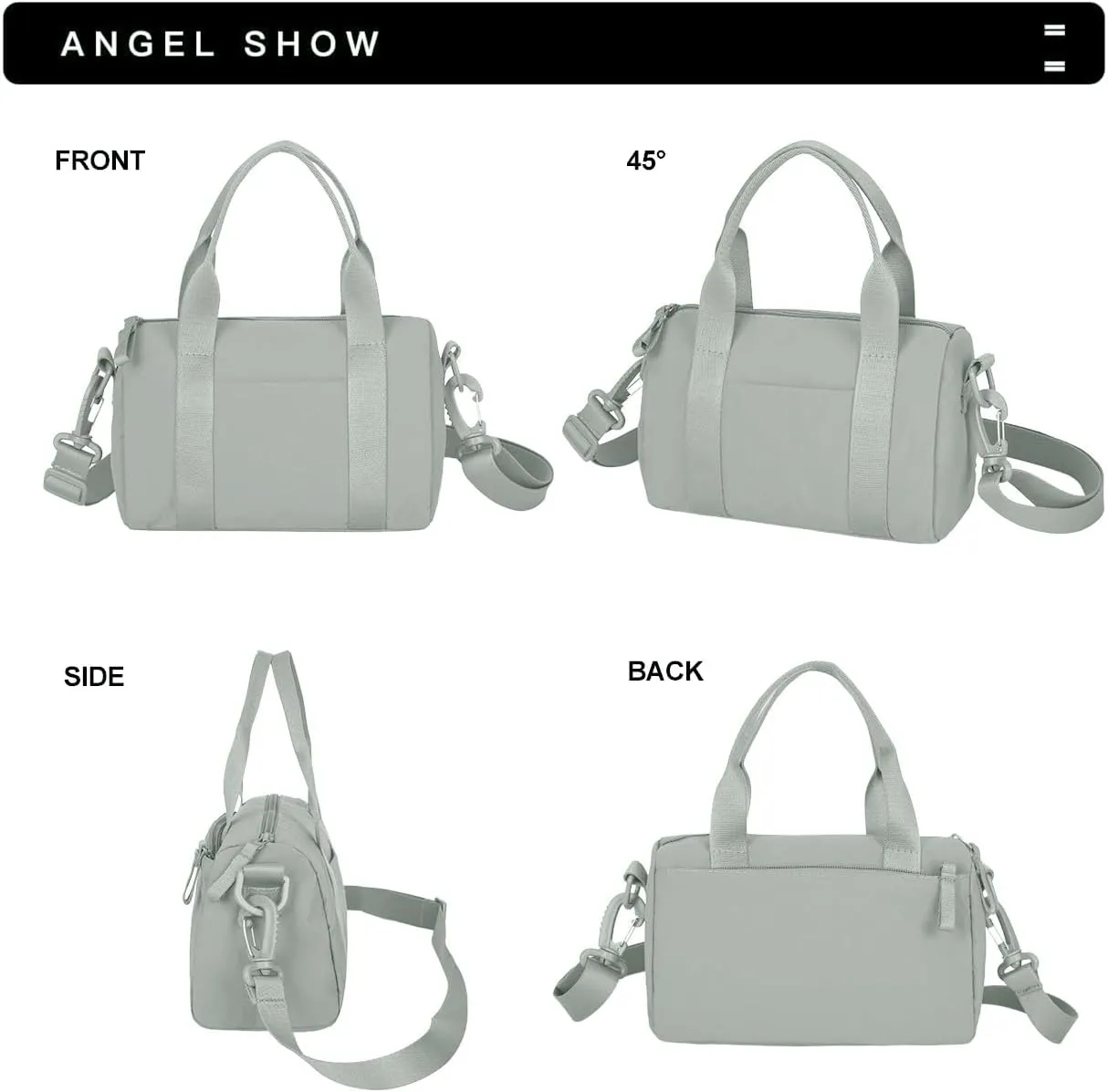 Mini Gym Bag for Women Small Sling Bag for Cute Travel Duffle Bags Workout Sport Crossbody Bag Personal Item Bags Green