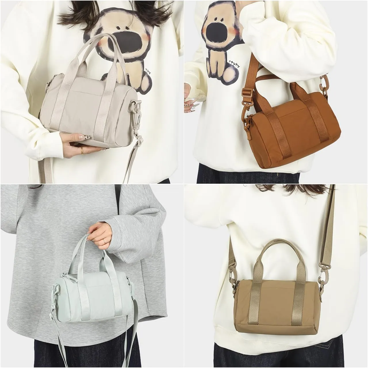 Mini Gym Bag for Women Small Sling Bag for Cute Travel Duffle Bags Workout Sport Crossbody Bag Personal Item Bags Green