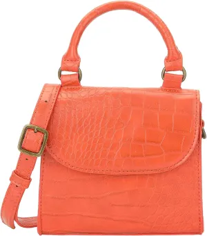 Mini Top Handle Bag for Women Faux Leather Small Crossbody Purse Girls Tote Handbags