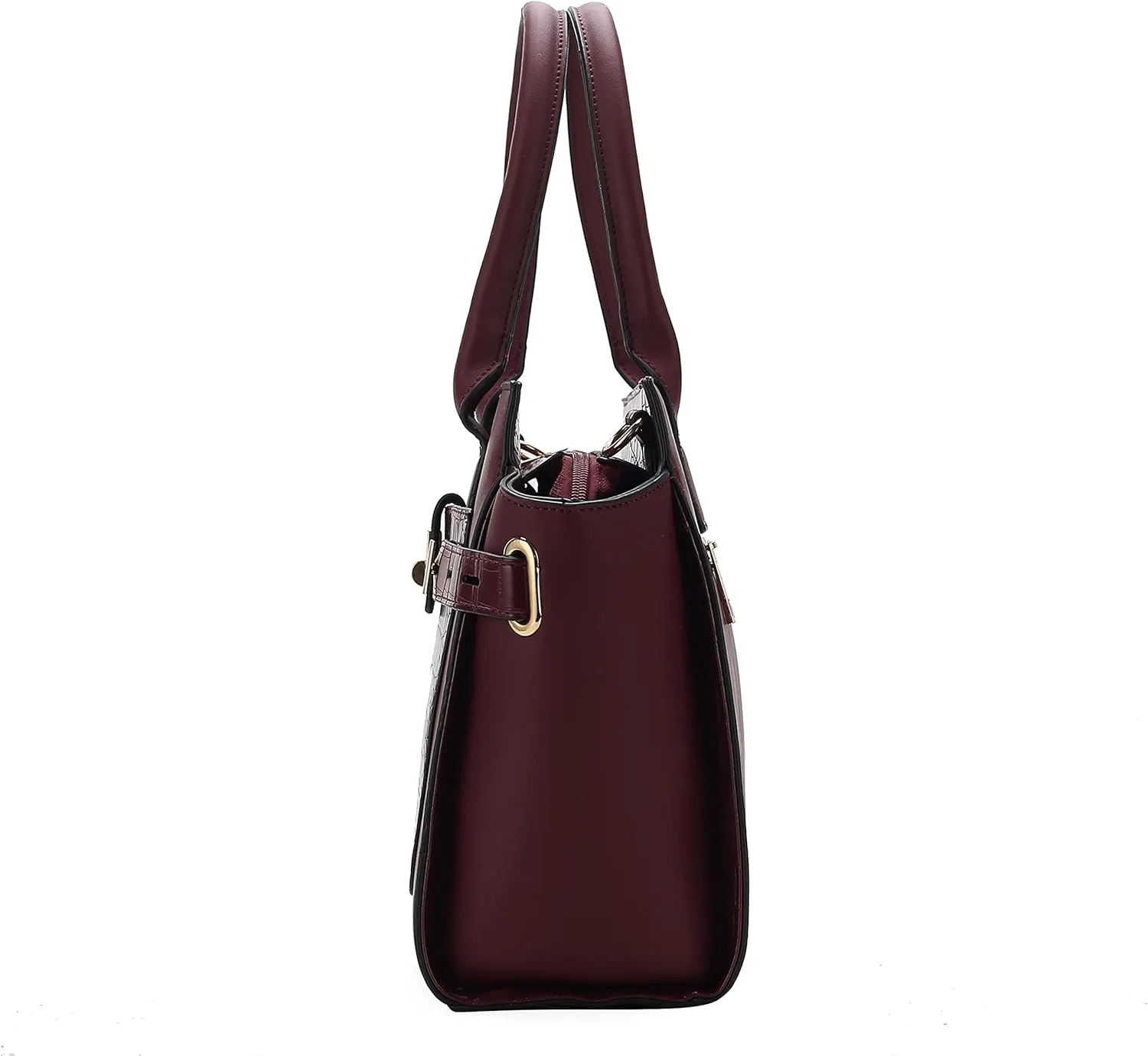 MKF Collection Satchel Bag for Women with Wristlet Wallet, Crossbody Handbag Top-Handle Purse