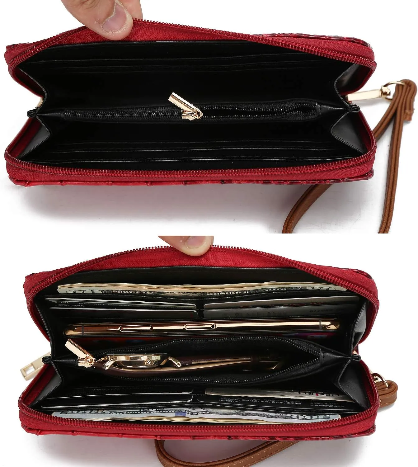 MKF Collection Tote Bag for Women & Wristlet Wallet, Vegan Leather Handbag Top-Handle Satchel Shoulder Purse by Mia k