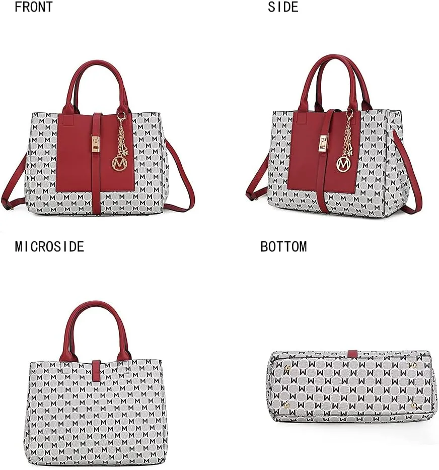 MKF Collection Women's Tote Bag with Wristlet Wallet, Vegan Leather Satchel Handbag by Mia K