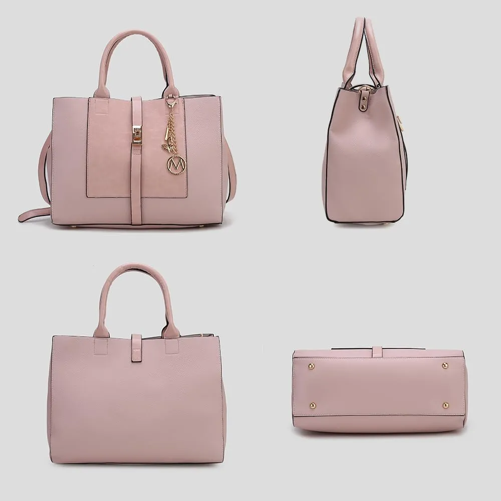MKF Collection Women's Tote Bag with Wristlet Wallet, Vegan Leather Satchel Handbag by Mia K