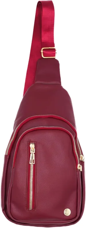 Modern Chic Crossbody Bags for Women - Camry Sling Crossbody Bag, Vegan Leather Purse with Pockets and Adjustable Strap