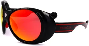 Moncler ML0148 Black/Red 64/16/130 unisex Sunglasses