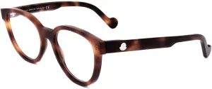 Moncler Oval Eyeglasses ML5041 052 Havana 50mm 5041
