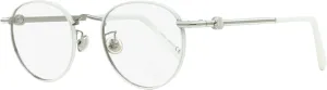 Moncler Oval Eyeglasses ML5204H 021 White 48mm