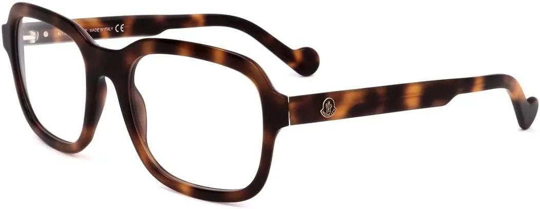 Moncler Rectangular Eyeglasses ML5100 052 Dark Havana 56mm 5100