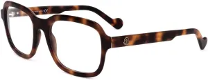 Moncler Rectangular Eyeglasses ML5100 052 Dark Havana 56mm 5100