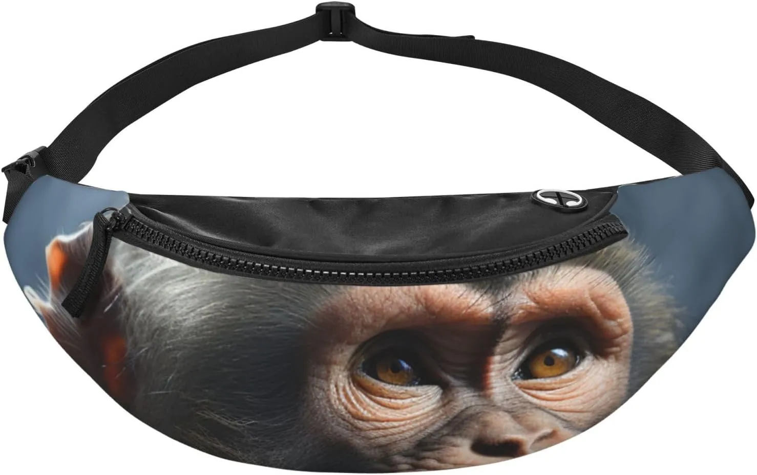 Monkey Fanny Pack for Women Men Waist Bag Waterproof Belt Bag with Adjustable Strap