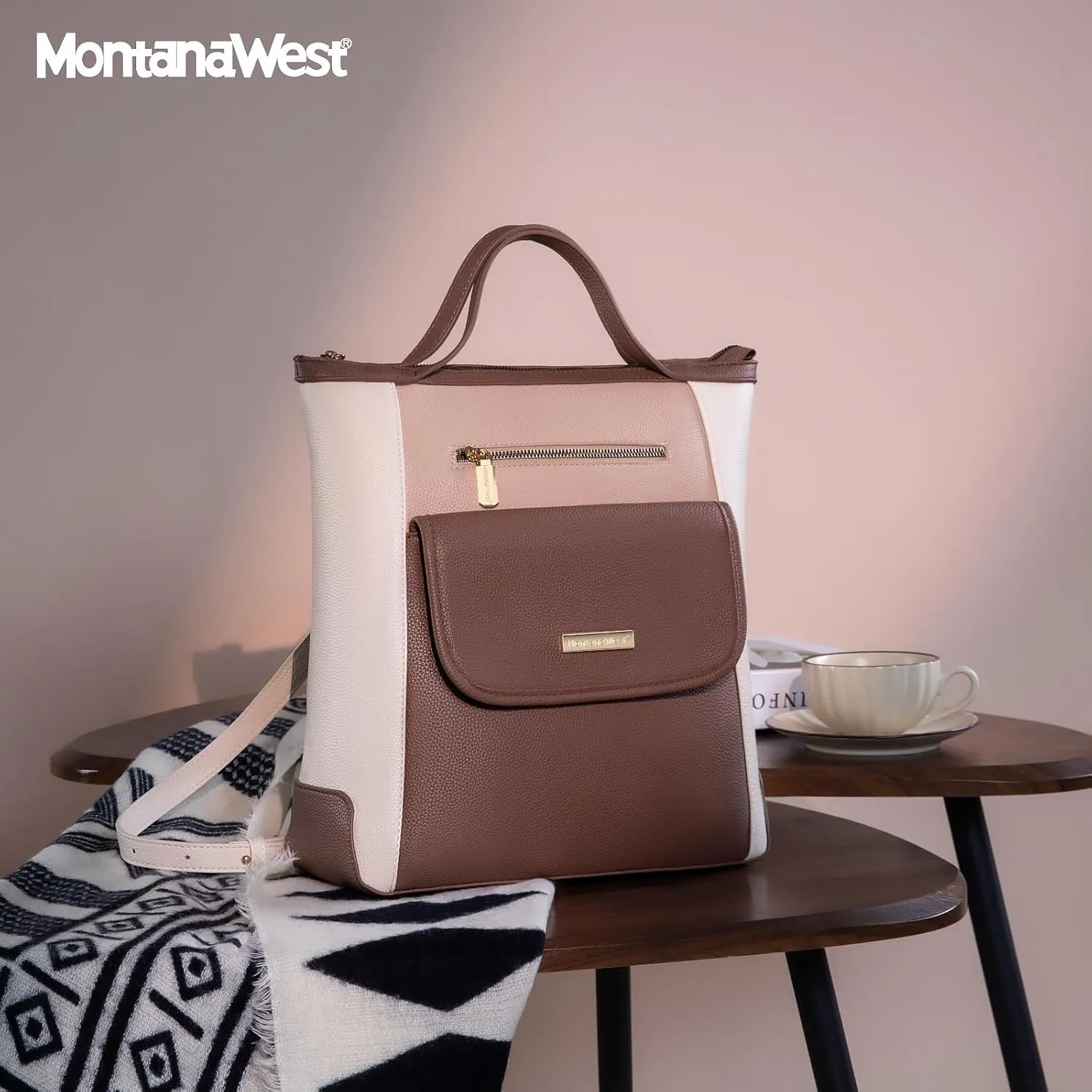 Montana West Backpack Purse for Women Medium Convertible Backpack Travel Casual Crossbody Bag