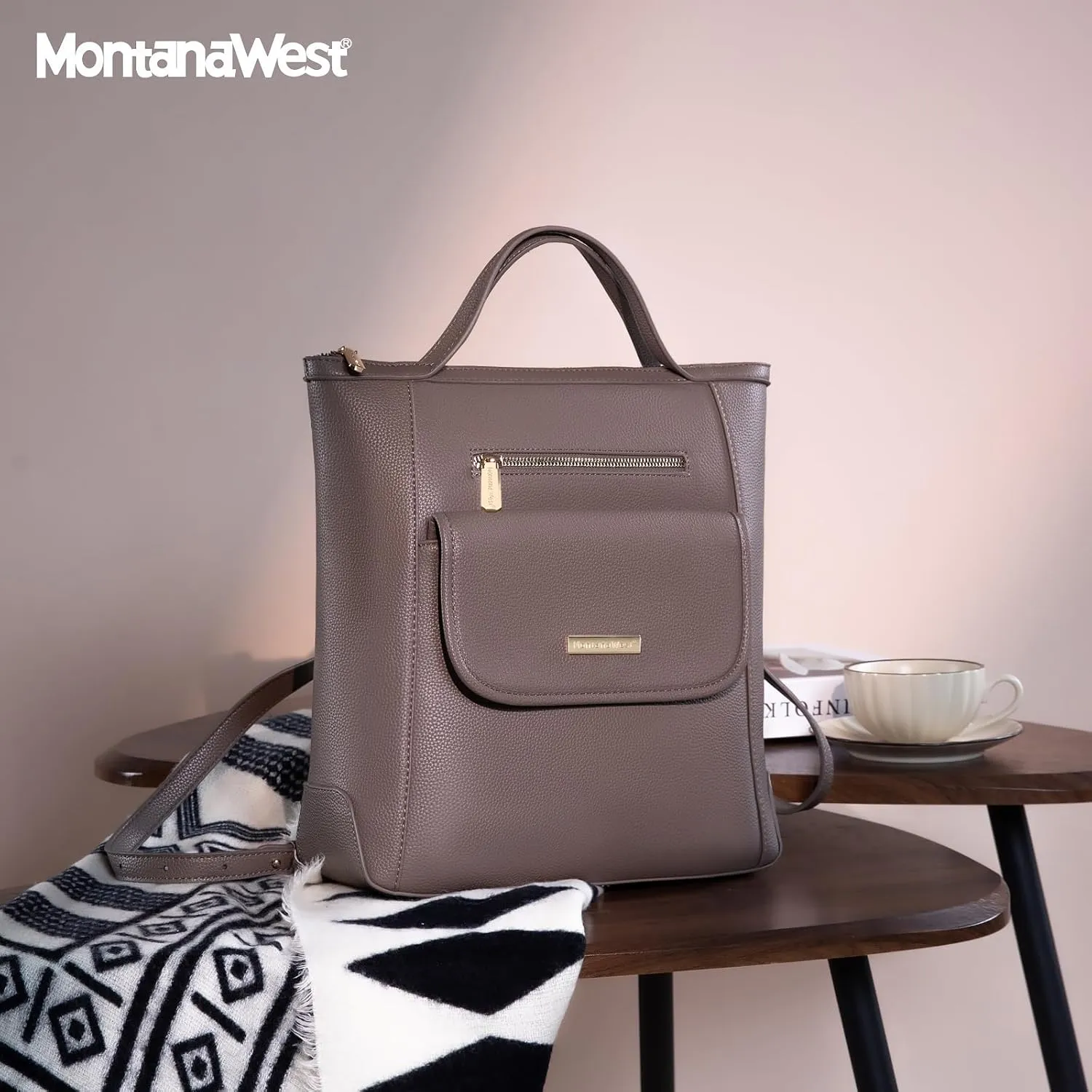 Montana West Backpack Purse for Women Medium Convertible Backpack Travel Casual Crossbody Bag