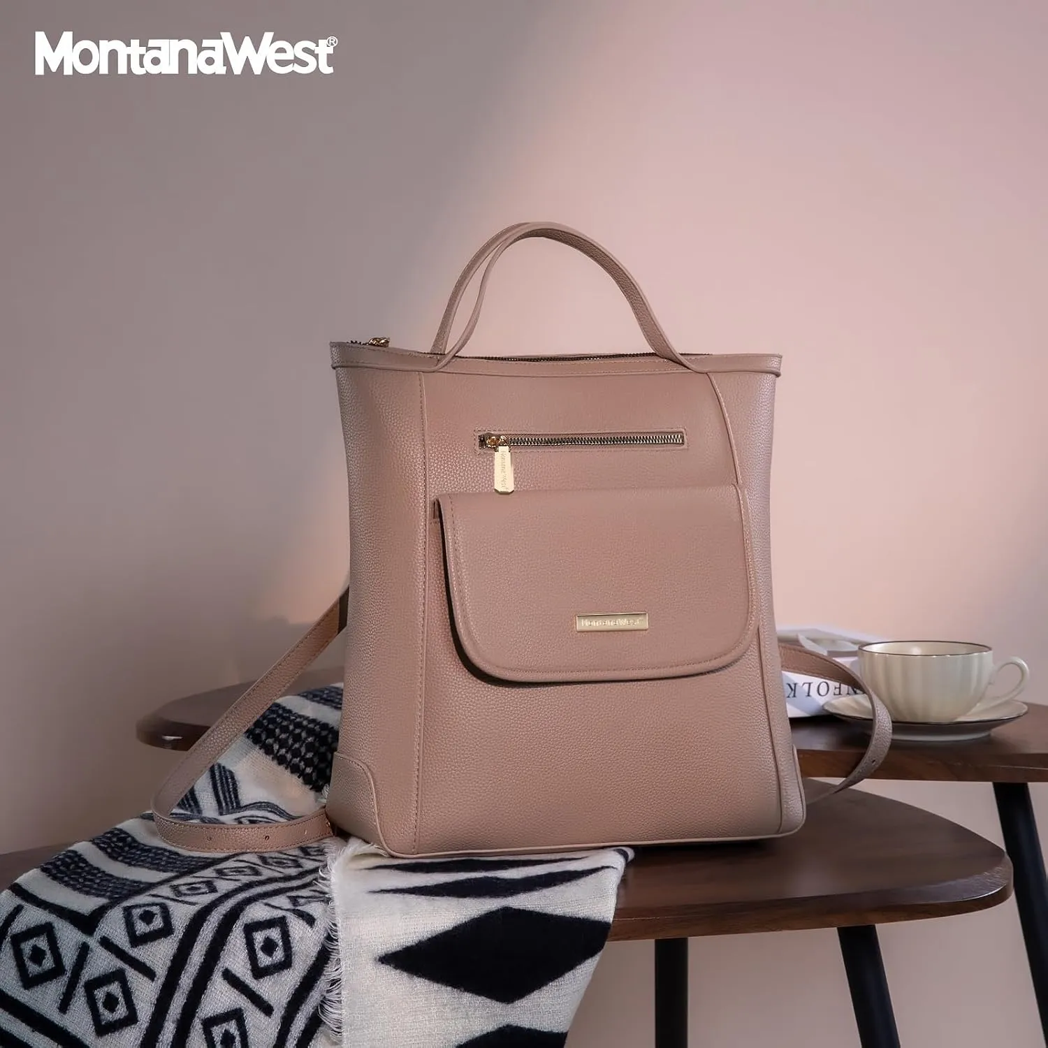 Montana West Backpack Purse for Women Medium Convertible Backpack Travel Casual Crossbody Bag
