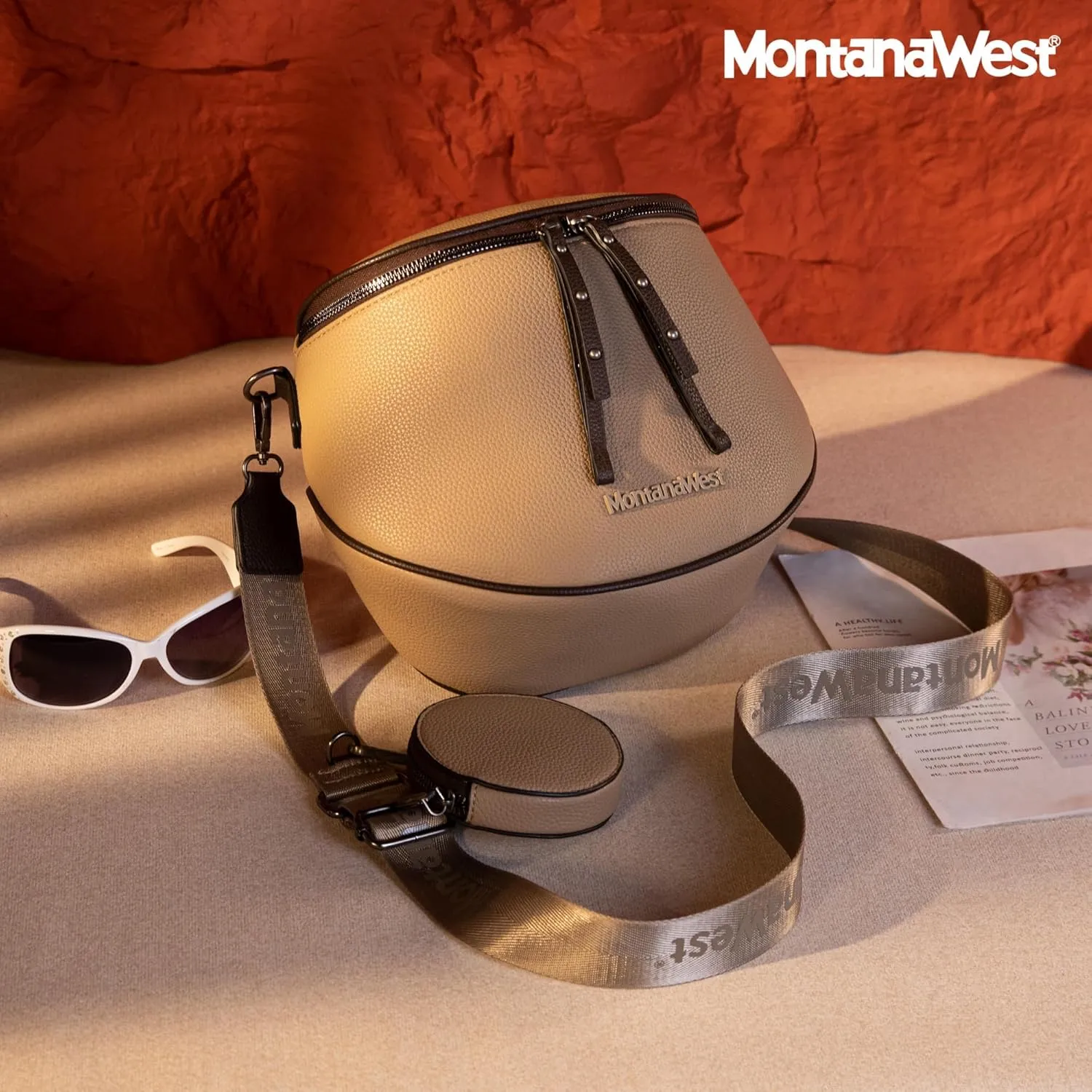 Montana West Crossbody Bags for Women Bum Bag Sling Purse with Adjustable Strap