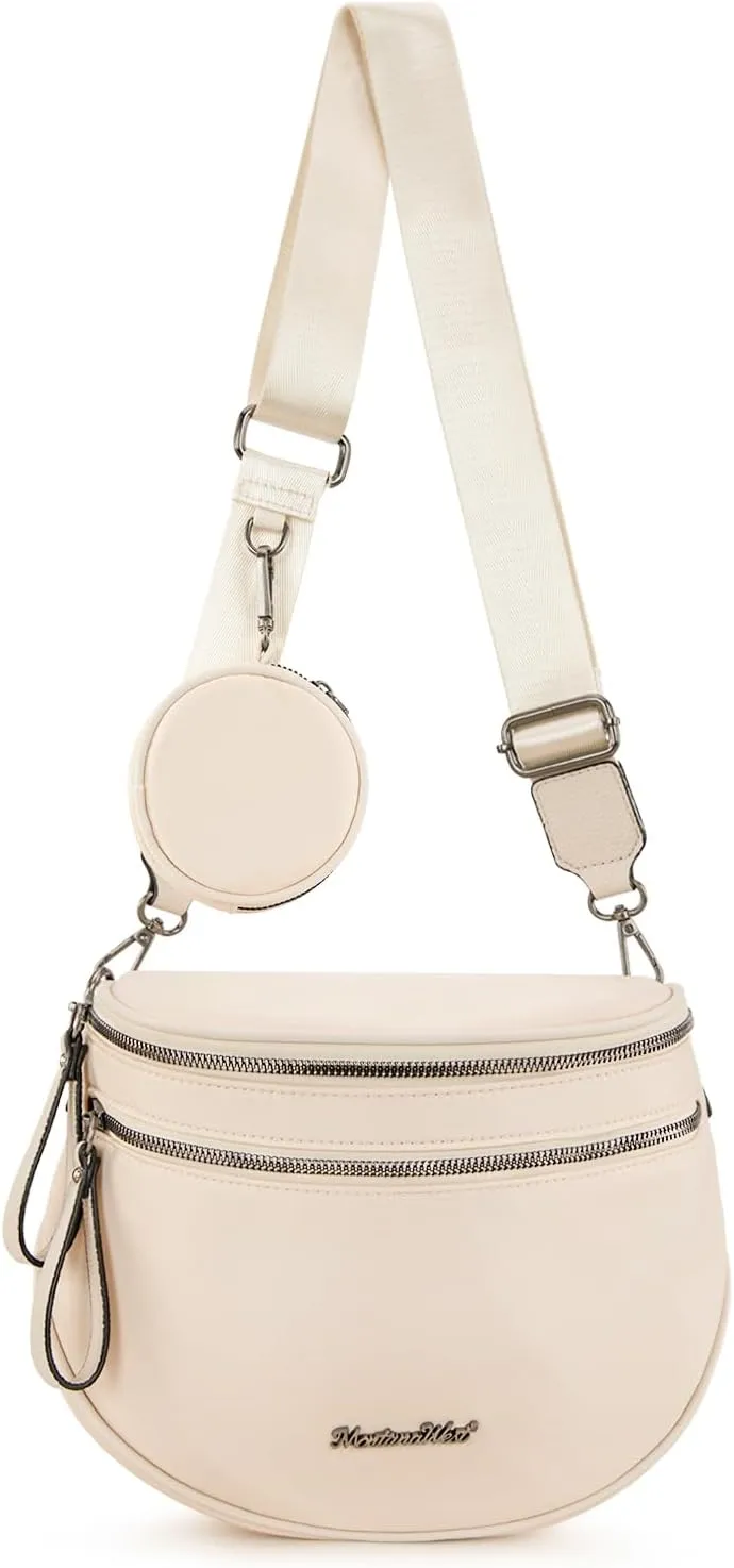 Montana West Crossbody Bags for Women Bum Bag Sling Purse with Adjustable Strap
