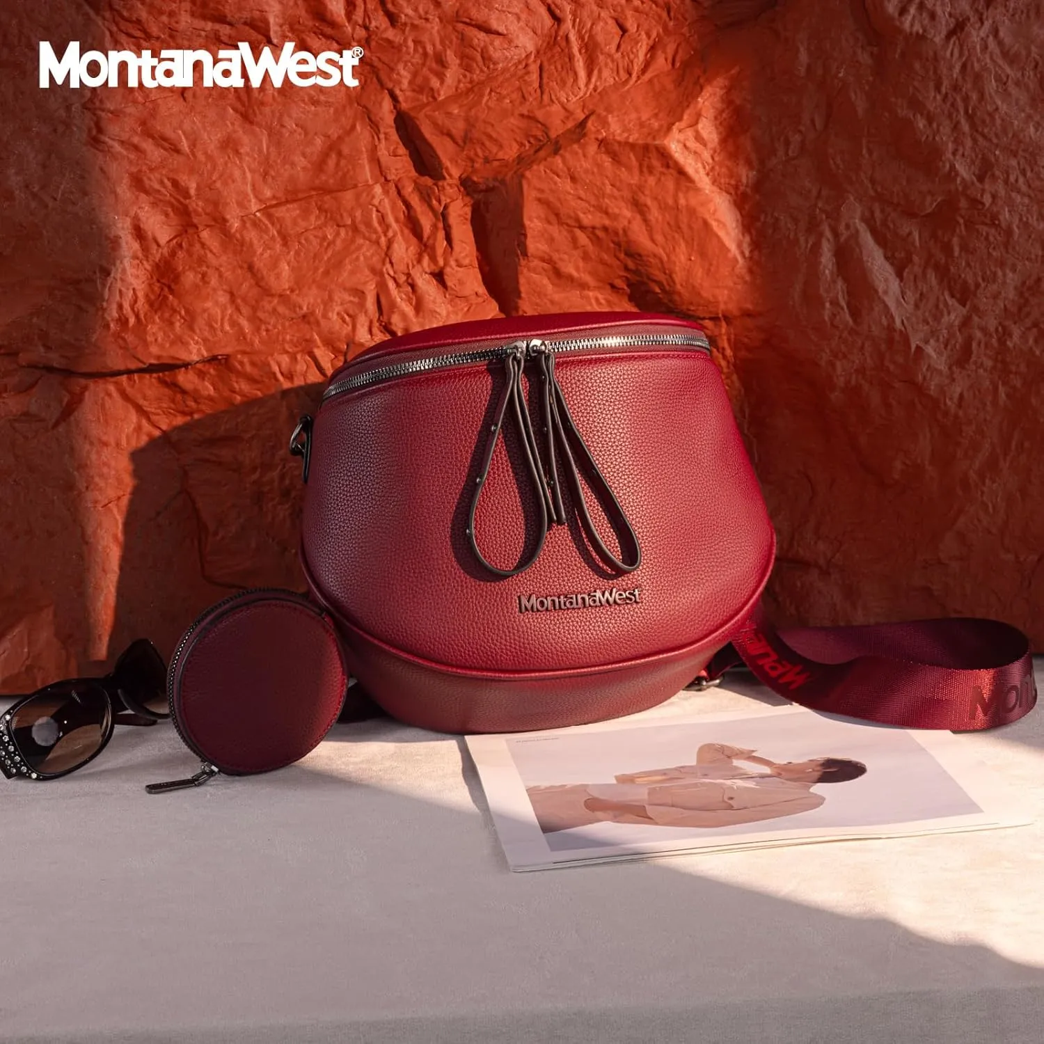Montana West Crossbody Bags for Women Bum Bag Sling Purse with Adjustable Strap
