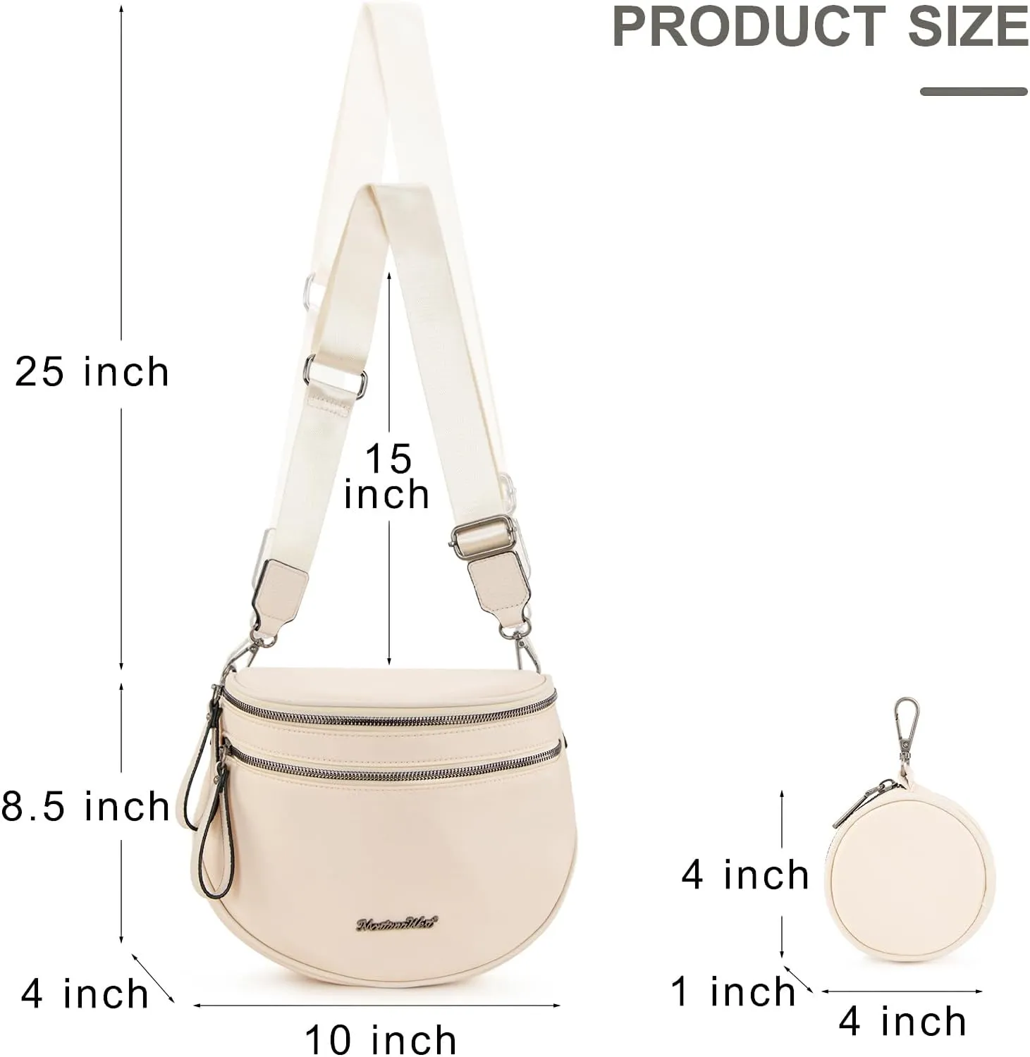 Montana West Crossbody Bags for Women Bum Bag Sling Purse with Adjustable Strap