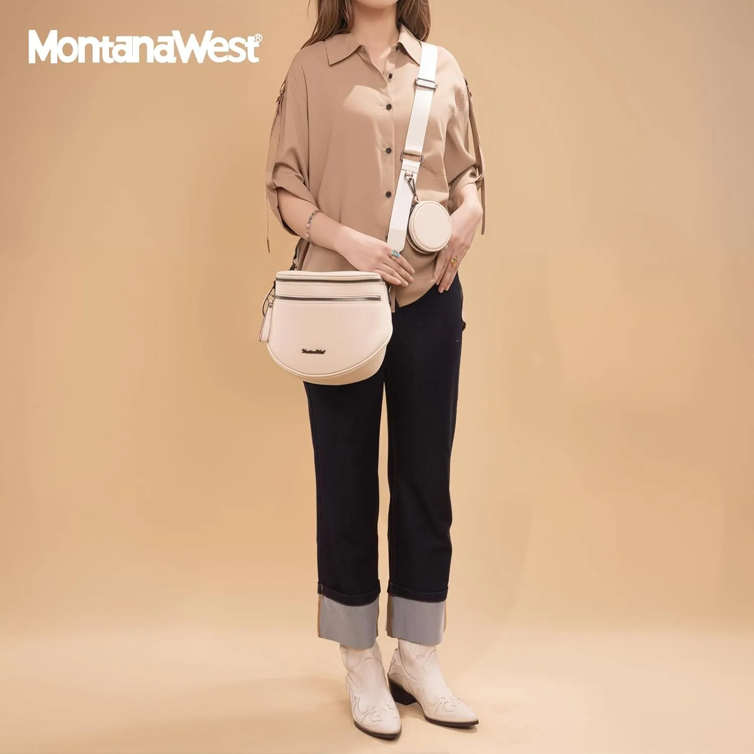Montana West Crossbody Bags for Women Bum Bag Sling Purse with Adjustable Strap