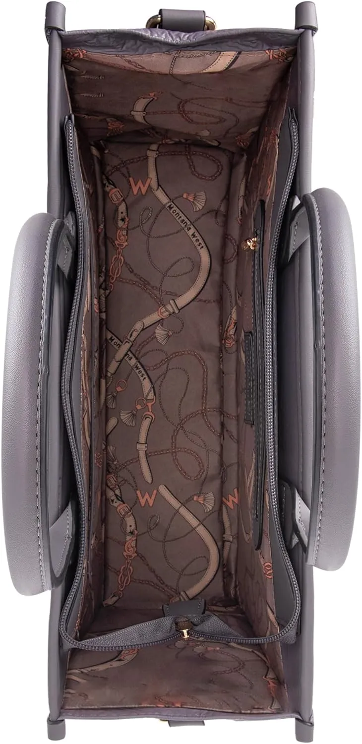 Montana West Large Puffy Tote Bag for Women Quilted Handbag Ladies Satchel