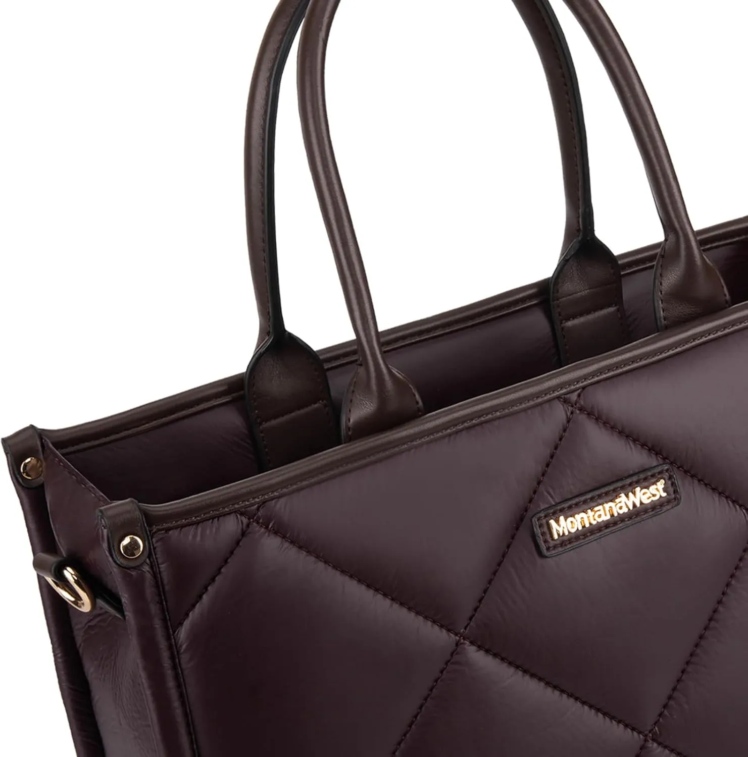Montana West Large Puffy Tote Bag for Women Quilted Handbag Ladies Satchel