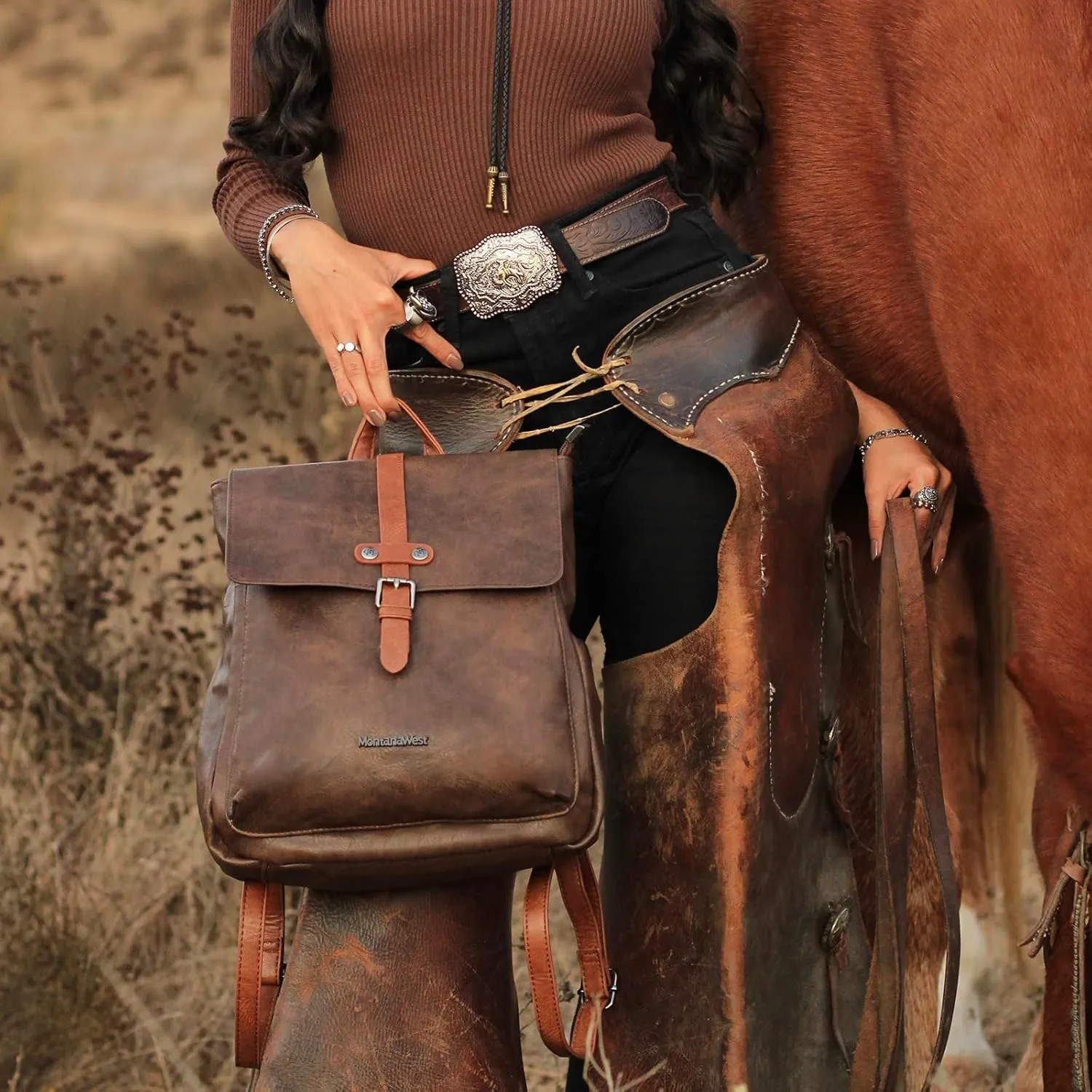 Montana West Medium Backpack Purse for Women Casual Convertible Crossbody Backpack for Travel Work